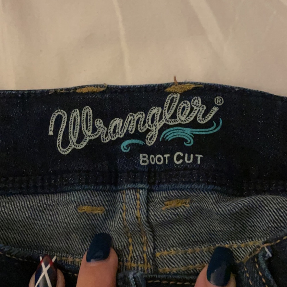 Wrangle Boot Cut Jeans Size 7/8.